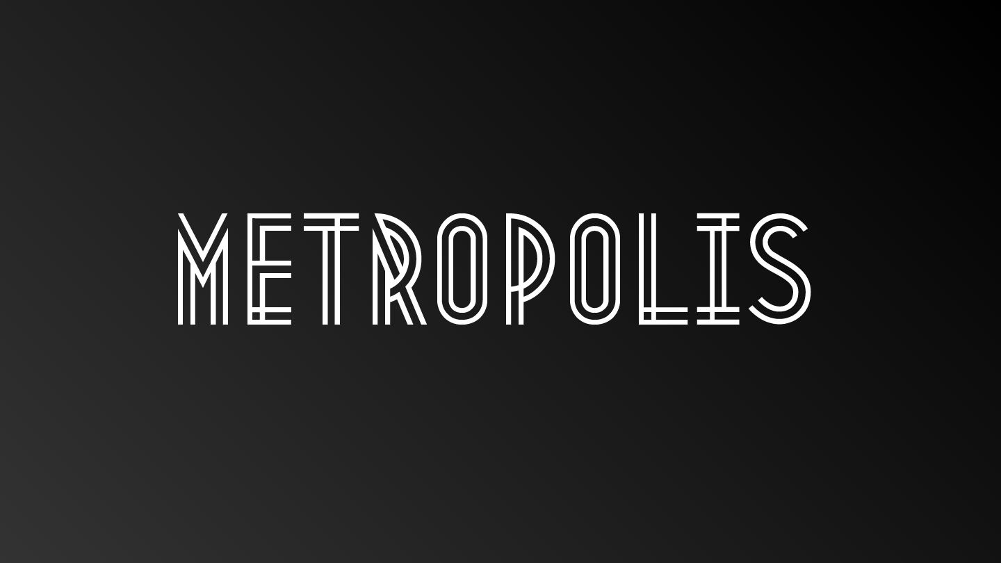 Metropolis Font Free Download Mac